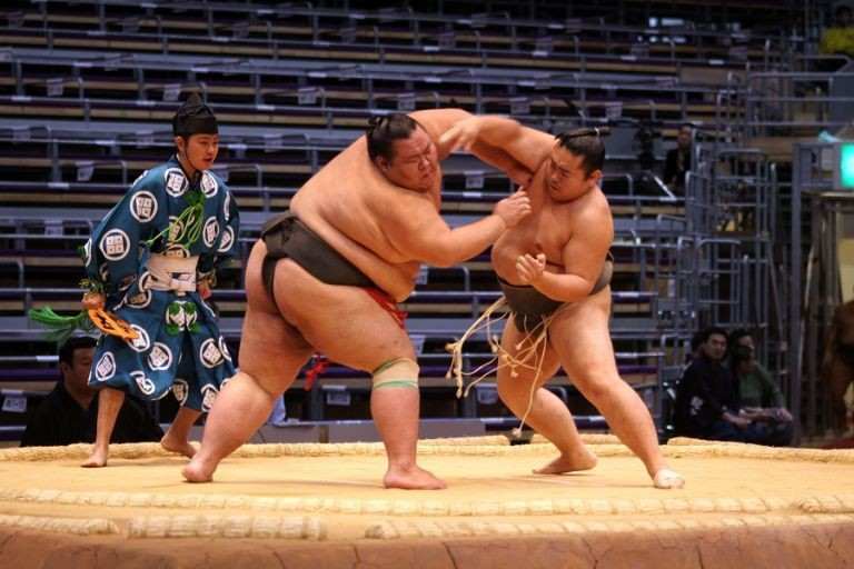 The different divisions of professional sumo